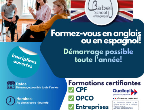 Formations en anglais et en espagnol pour adultes